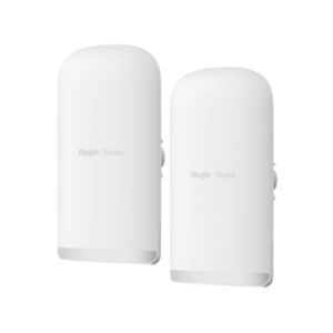 REYEE CLOUD BRIDGE KIT 2X RADIO WI-FI 5 2X2 5GHZ 31/14 5KM TDMA. CHASSIS IP55 3XGE DI CUI 2XGE POE