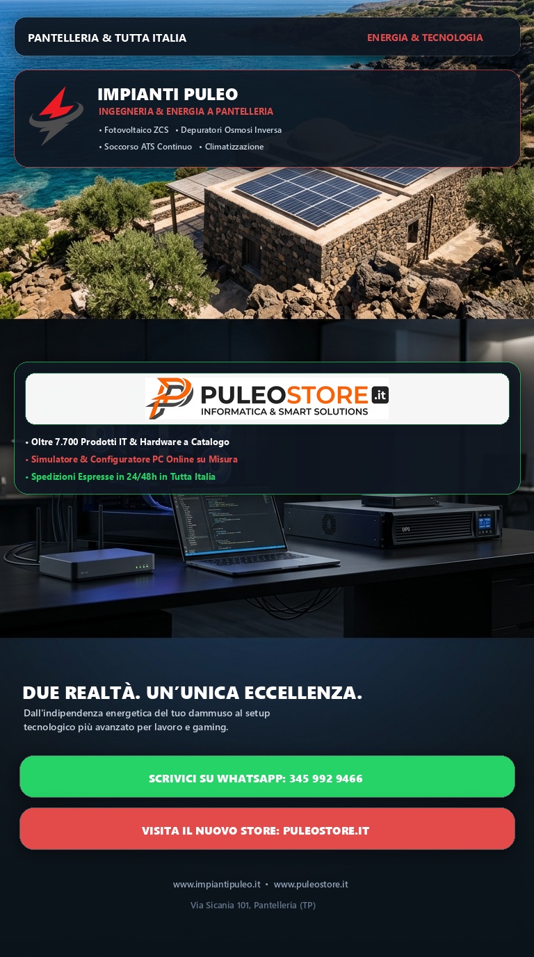 Locandina Verticale Story Reel Impianti Puleo